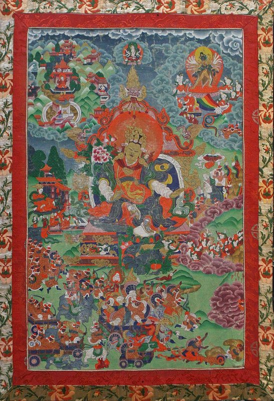 18th Century Tibetan Rudra Chakrin Thangka