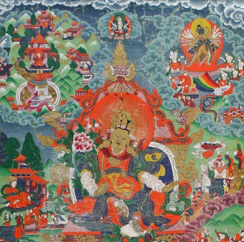 18th Century Tibetan Rudra Chakrin Thangka