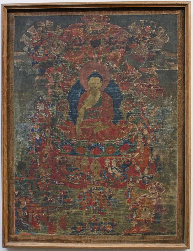 17th Century Tibetan Sakyamuni Thangka