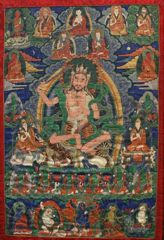 19th Century Tibetan Yogin Thangka