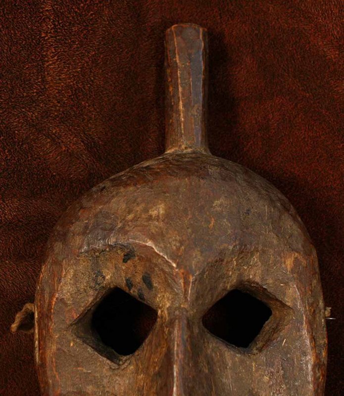 Nepalese Mask of a Humla Aesthete with a Topknot