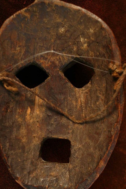 Nepalese Mask of a Humla Aesthete with a Topknot