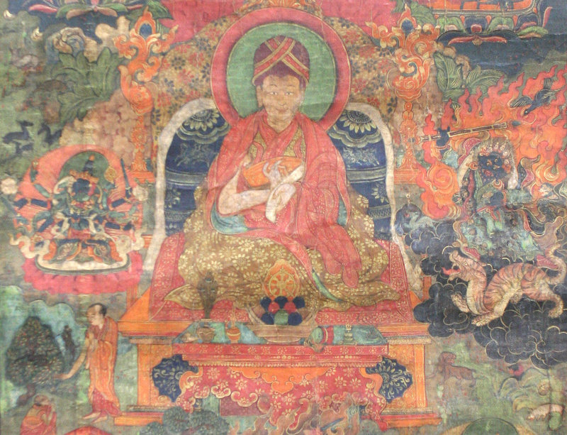 Rare 17th Century Tibetan Chakrasamvara Thangka