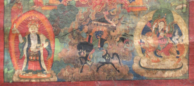 Rare 17th Century Tibetan Chakrasamvara Thangka