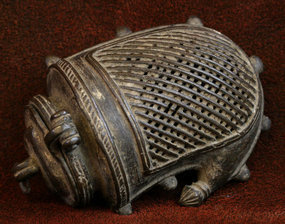 18th Century Bronze Indian Mango Purse