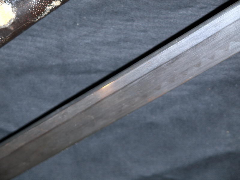 Large 19th Century Sharkskin Sword with Silver Overlay