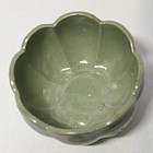 Delicately Incised 13th Century Lotus Form Celadon Cup