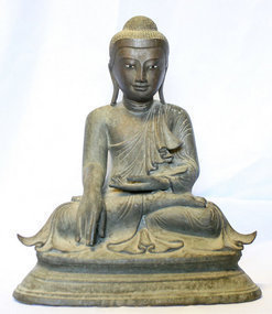 Burmese Bronze Buddha with Movable Hand