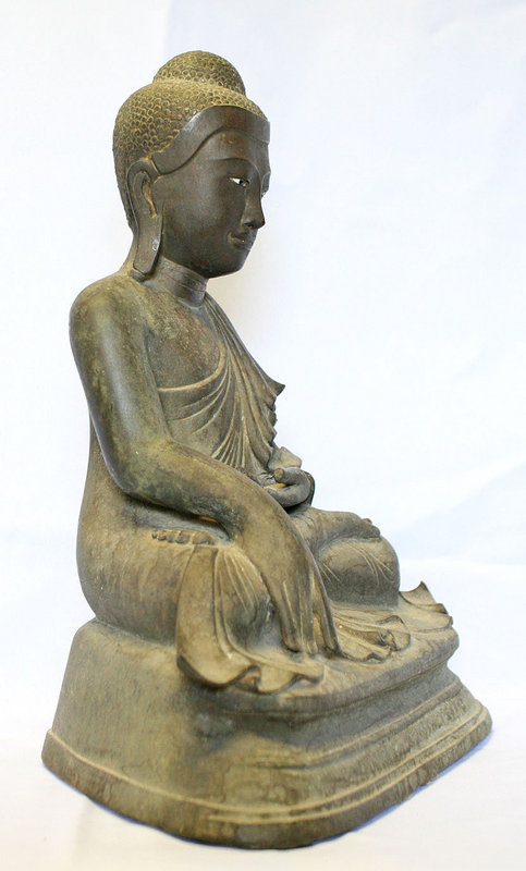 Burmese Bronze Buddha with Movable Hand