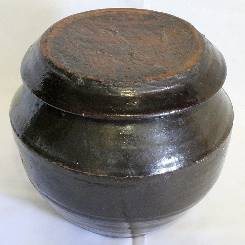 Antique Onggi Medicinal Pot from Gyeonggi Province