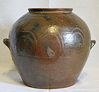 Antique Onggi Rice Jar from Jeolla Province