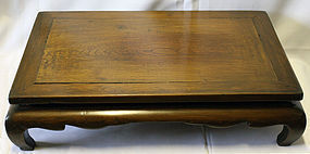 19th Century Chinese Dining Table w/Beautiful Grain and Color