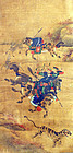 Very Fine Joseon Dynasty Korean Tiger Hunting Painting