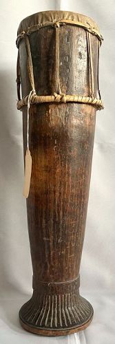Antique Timor Message Drum from a Published and Renowned Collection