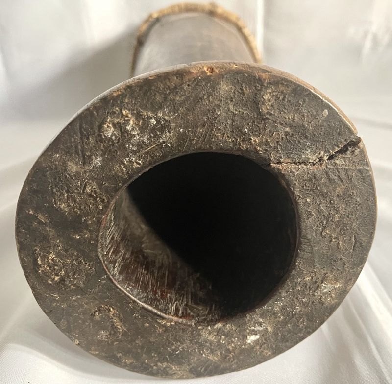 Antique Timor Message Drum from a Published and Renowned Collection