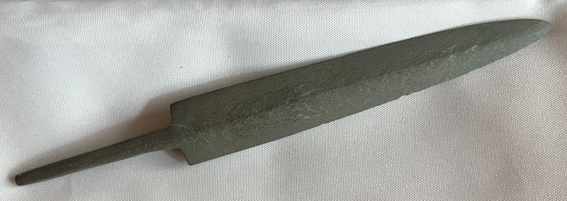 Large and Rare Prehistoric Bronze Age Korean Arrowhead, 1500 - 300 BCE