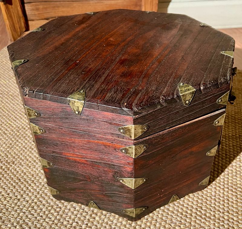 19th Century Korean Hat Box made entirely of Exotic Paulownia
