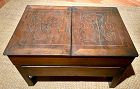 Rare 19th Century Korean Inkstone Box with Incised Cranes