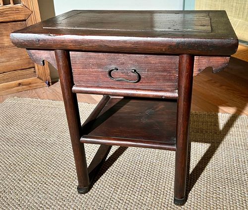 Rare 19th Century Korean Hyangsang Small Desk and Table with Drawer