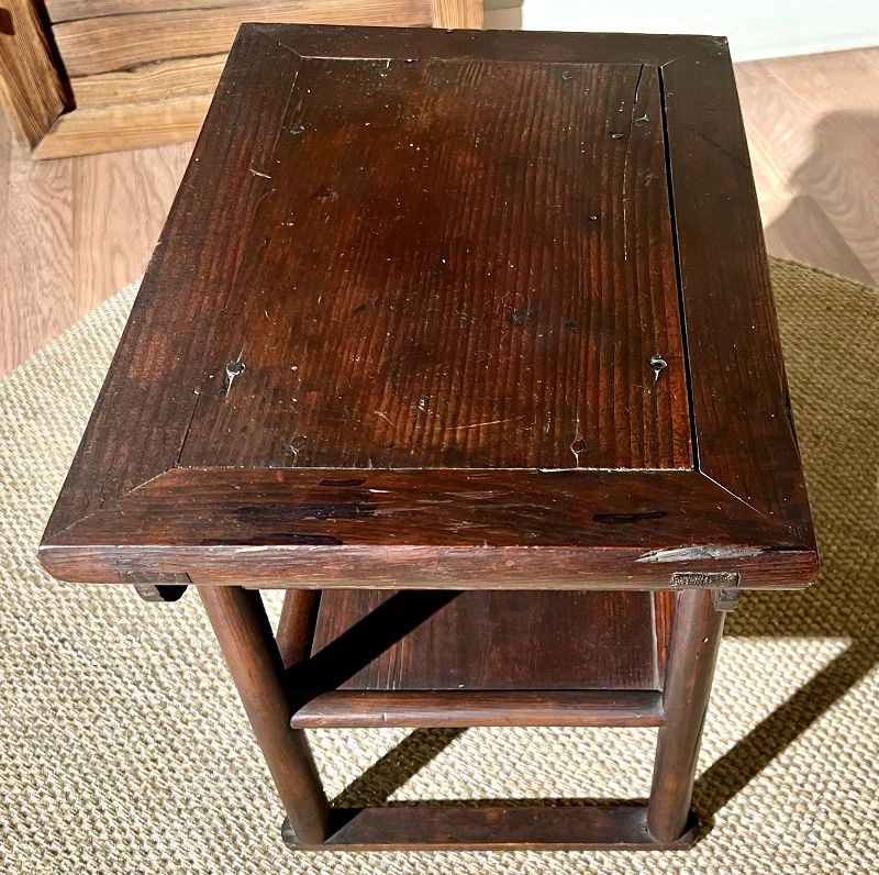 Rare 19th Century Korean Hyangsang Small Desk and Table with Drawer