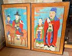 Only Pair of Antique Paintings of Korean Generals Ever Offered