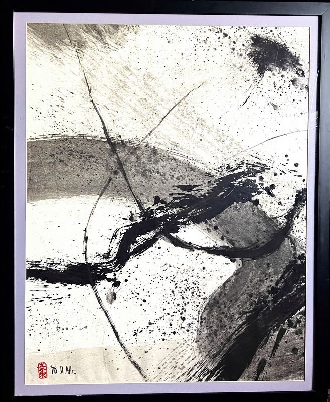 Masterpiece Ink Painting by Renowned Pioneering Artist Don Ahn