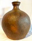 Large Jeju Island Antique Onggi Bottle with Stunning Color and Surface