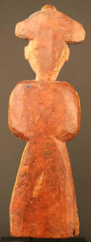 Rare Korean Funerary Figure, Original Pigment Intact