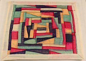 Lovely Framed Bojagi Korean Wrapping Cloth