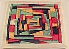 Lovely Framed Bojagi Korean Wrapping Cloth