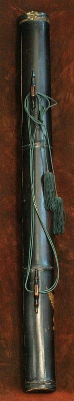 Rare Korean Black Lacquered Arrow Case, Quiver