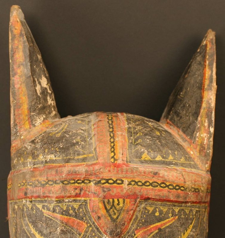 Large Indian Horse Head Festival Mask from Orissa