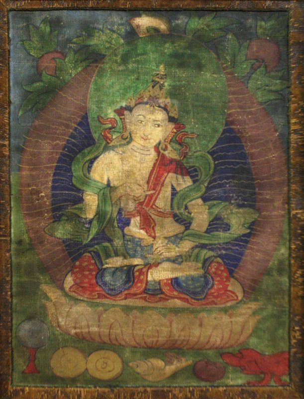 17th Century White Tara Tibetan Thangka