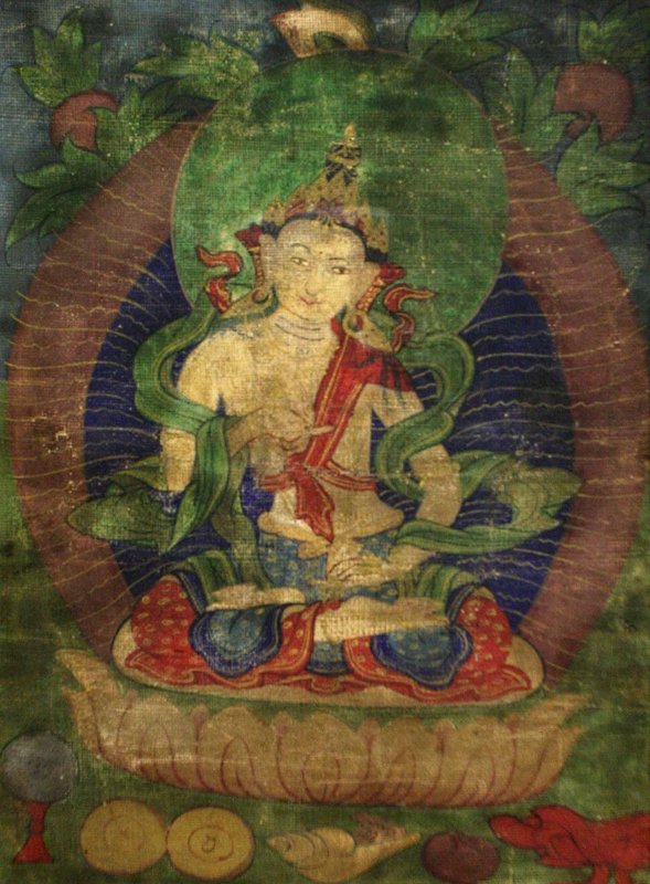 17th Century White Tara Tibetan Thangka