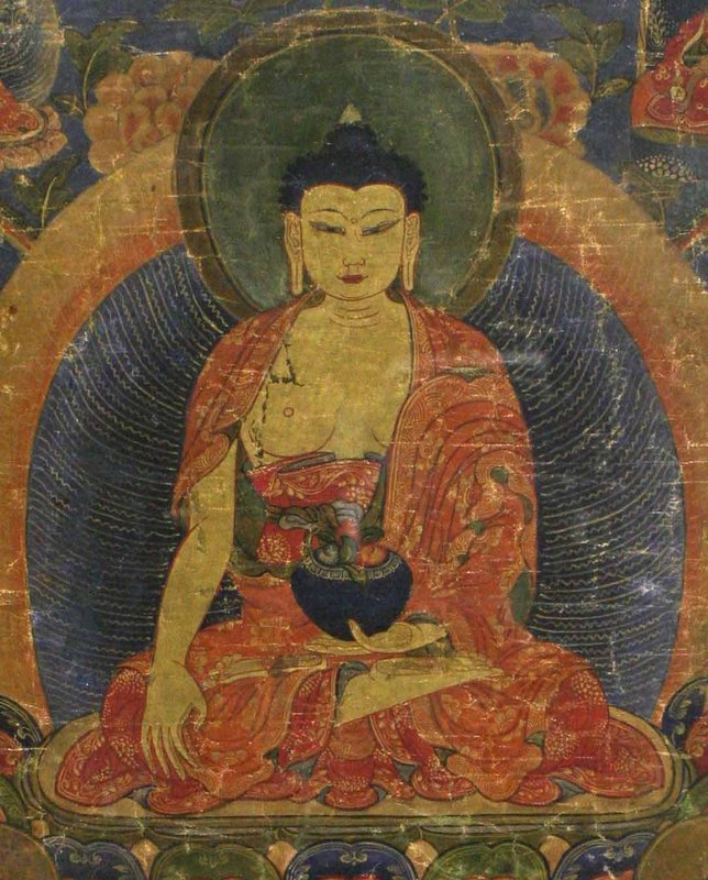 17th Century Bhaisajyaguru Thangka