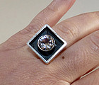 Chunky Alton Sweden Rock Crystal Ring by Palmberg