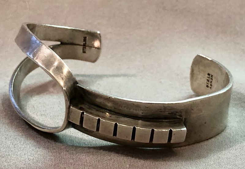 Henry Steig Rigid Modernist Cuff Bracelet