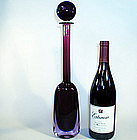 1950s Murano Triple Cased Sommerso Decanter