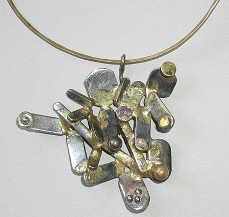 Richard Bitterman Industrialist Scrap Metal Necklace