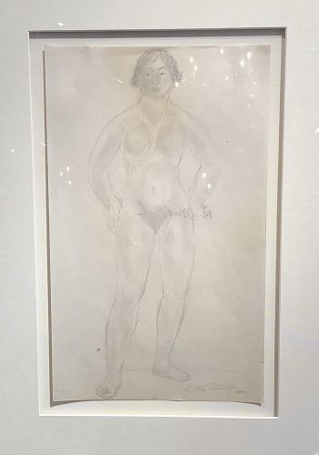 Isadora Duncan Original Drawing by Abraham Walkowitz