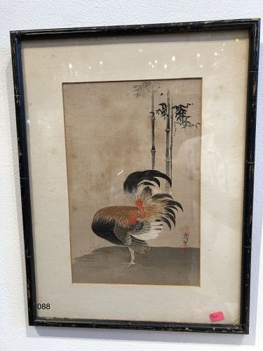 Japanese Rooster Print
