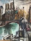 Notre Dame Watercolor R Bernard