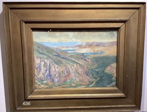 American Artist Susan H BRADLEY 1851-1929 Northern Italy Landscape