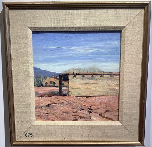 William Burma Santa Fe Landscape Oil