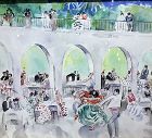 Spanish Festival Dance Watercolor by Martha WALTER