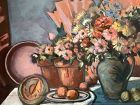 Still Life With Flowers Oil Painting by Purdy