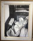 Abstract Figure by Carol Chase Charcoal Large Drawing