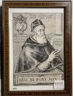 Pope Leo XI Engraving