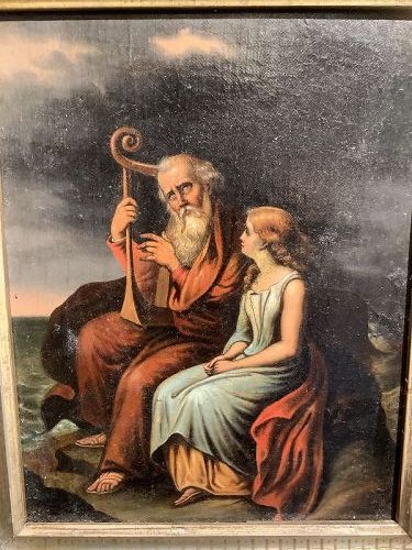 Religious Painting Baltimore School Oil 8x10”
