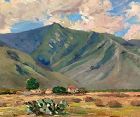 AUGUSTUS DUNBIER 1888-1977 “New Mexico Landscape” oil 20” x 24”